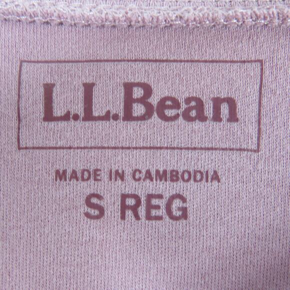 L.L Bean Blush Pink High V-Neck 3/4 Sleeve Casual Blouse Top Small - Picture 4 of 5